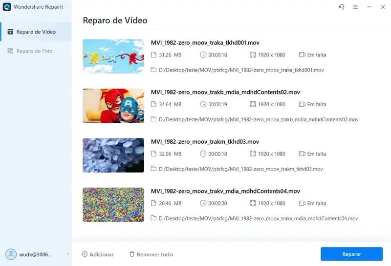 Como corrigir vídeo corrompido