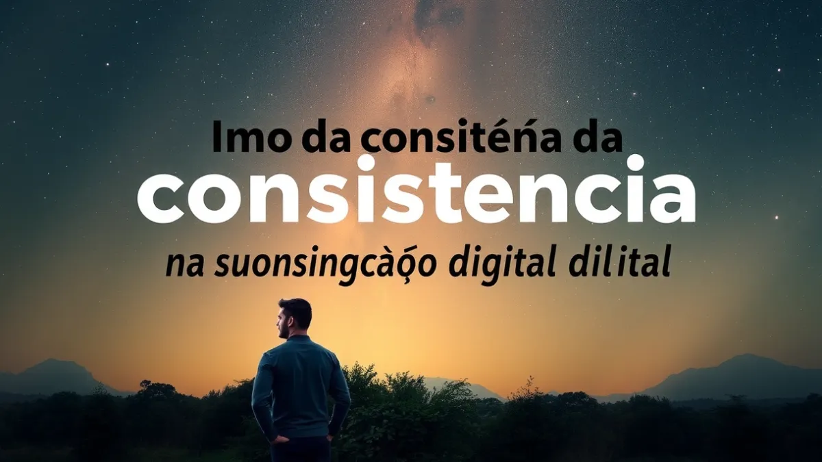 A importância da consistência na sua comunicação digital diária