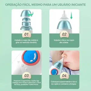 Aspirador nasal para bebê