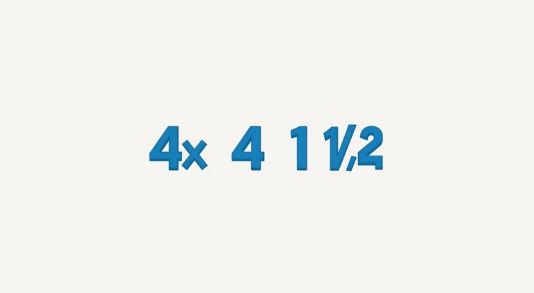 4 x 4 1/4