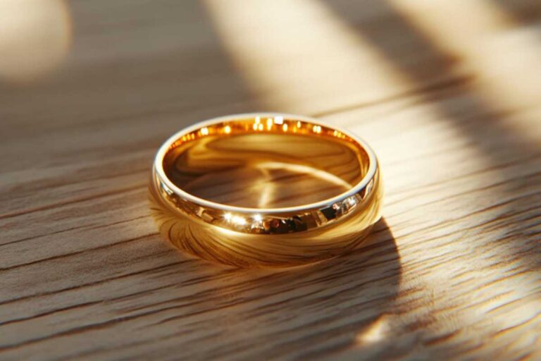 Como identificar se uma aliança é de ouro 18k legítimo ou apenas banhada? Como identificar se uma aliança é de ouro 18k legítimo ou apenas banhada?